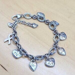 Brighton "POWER OF PINK 2003" Campaign for Breast Cancer 🎀 Charm Bracelet 🙏